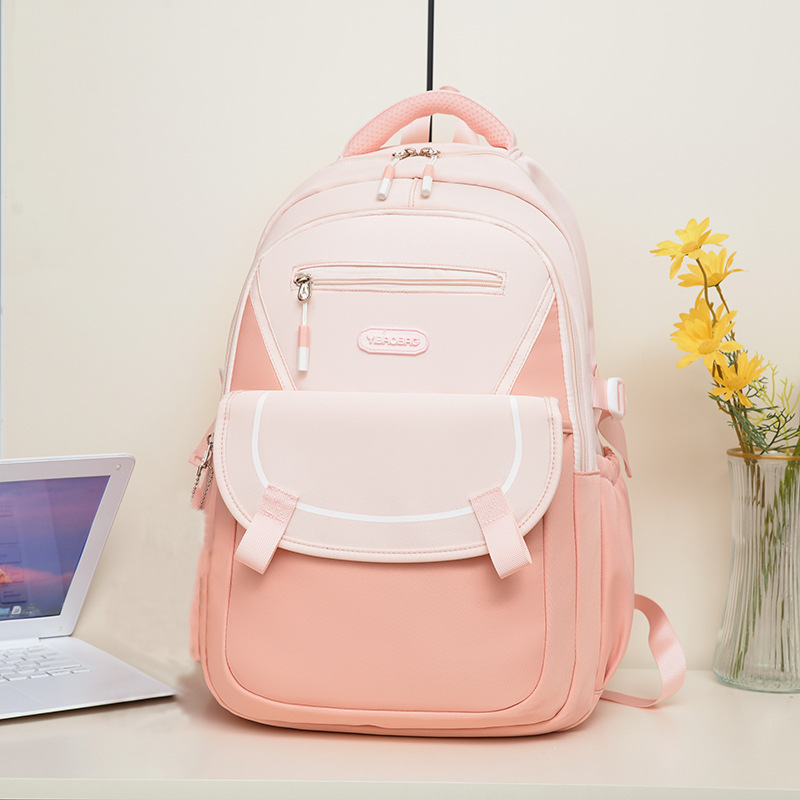 Schoolbag Backpack Trendy Women's Bags Backpack Travel Bag One Piece Dropshipping Source Factory Spot Straight Hair Bun
