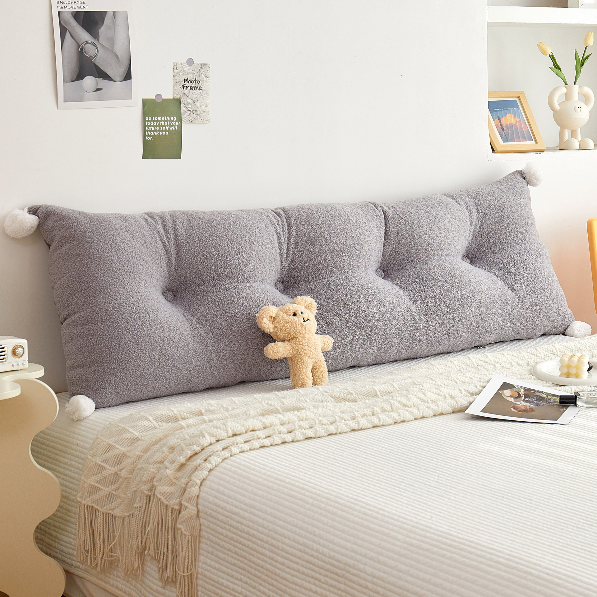 s可拆洗大靠背榻榻米床上儿童看用床头软包靠枕护腰靠垫沙发抱枕