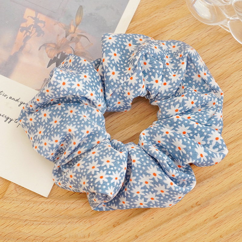 发圈创意波西米亚风英文字母布艺头绳欧美时尚气质高弹力大肠发圈