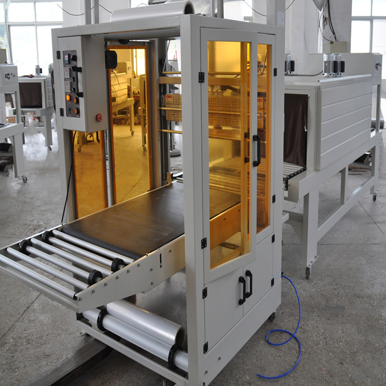 发泡保温板 水泥保温砖包膜机 全自动袖口式pe膜热收缩包装机