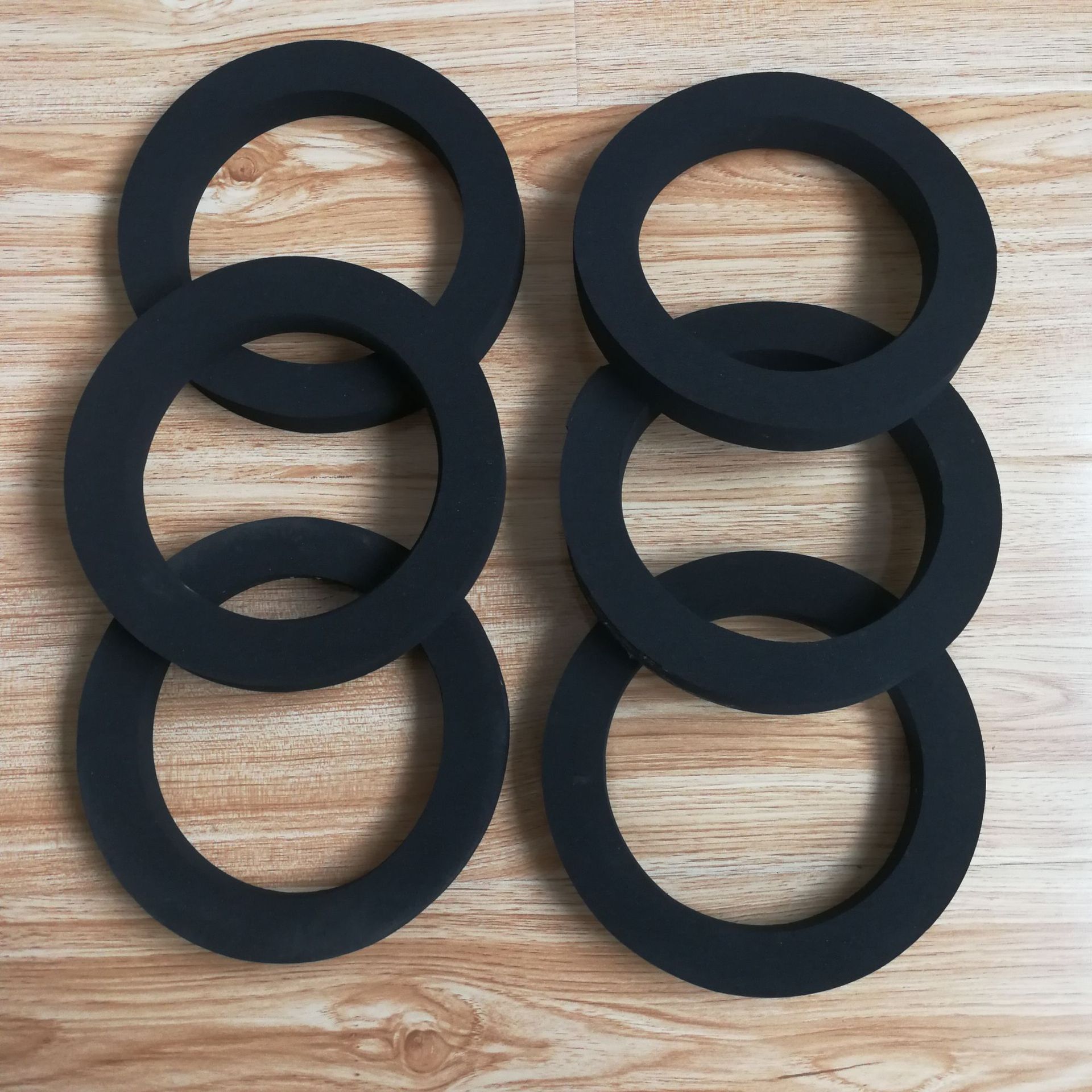 epdm发泡密封垫圈氯丁橡胶海绵密封垫圈黑色圆形自粘硅胶垫片定制