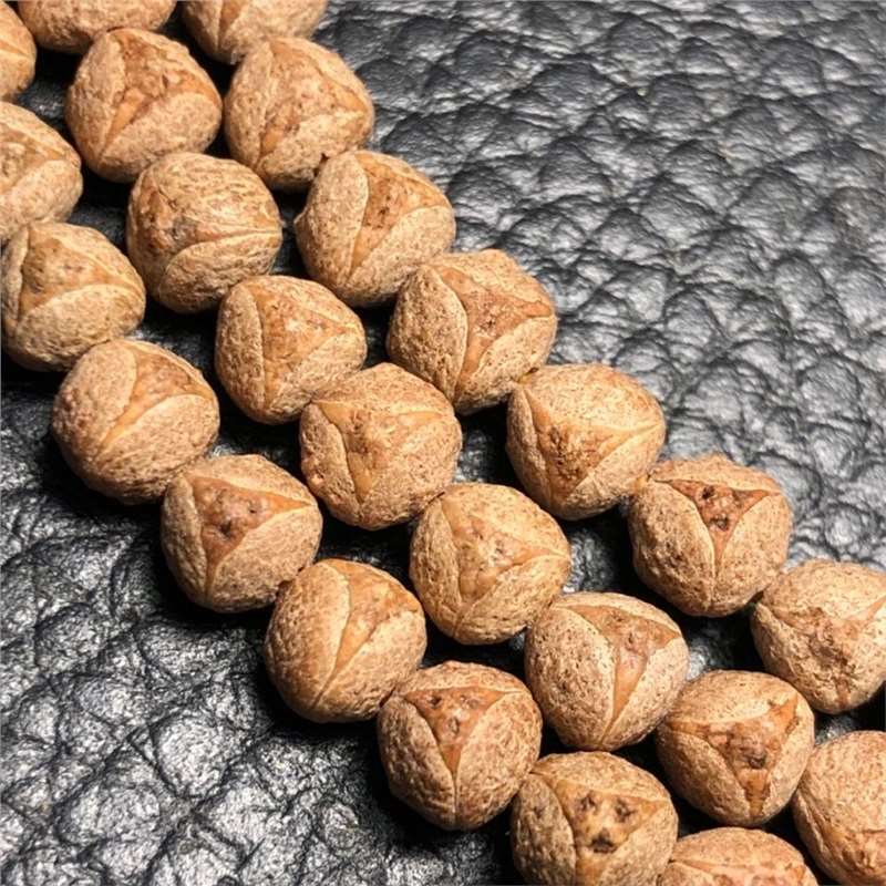 尼泊尔小龙眼菩提佛珠手串手链脖挂项链108颗精品男女情侣长串