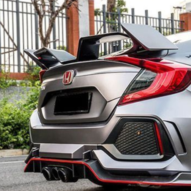 适用于18款十代思域改装yofer尾翼欧版尾翼思域免打孔定风翼-阿里巴巴