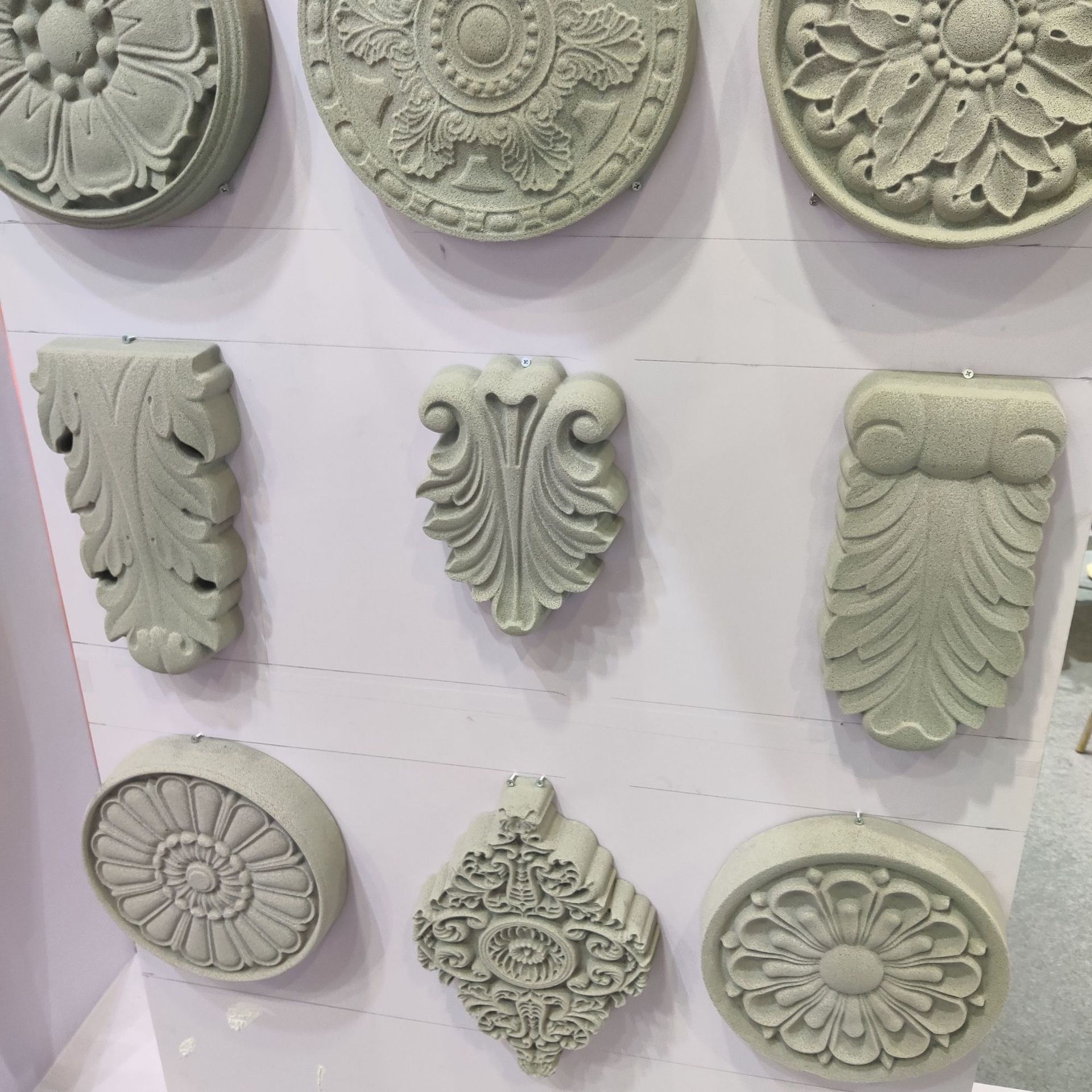 发泡陶瓷工艺品摆件艺术字防火隔热墙体发泡陶瓷悬空吊顶造型构件