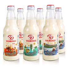 泰国进口豆奶300ml*6瓶装 Vamino哇米诺原味早餐豆奶含乳饮料整箱