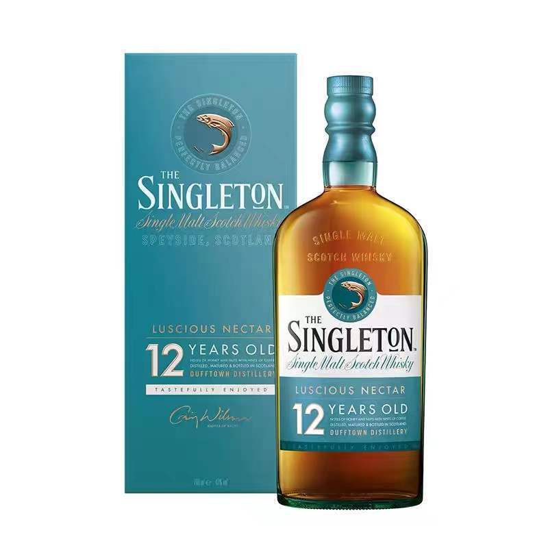 苏格登12年15年达夫镇singleton单一麦芽威士忌700ml 进口洋酒