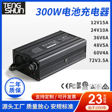 12v15a 24v10a 36v6a 48v5a 60v4a 72v3.5a 锂电铅酸电动车充电器