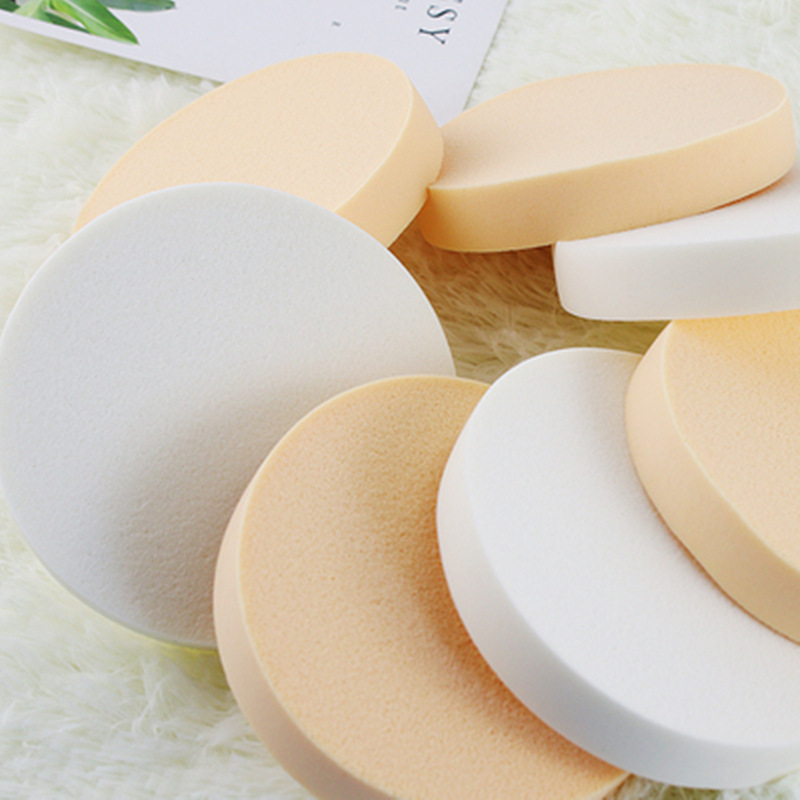 湿粉扑大白扑底扑海绵扑 影楼化妆师培训学校美妆扑 不卡粉