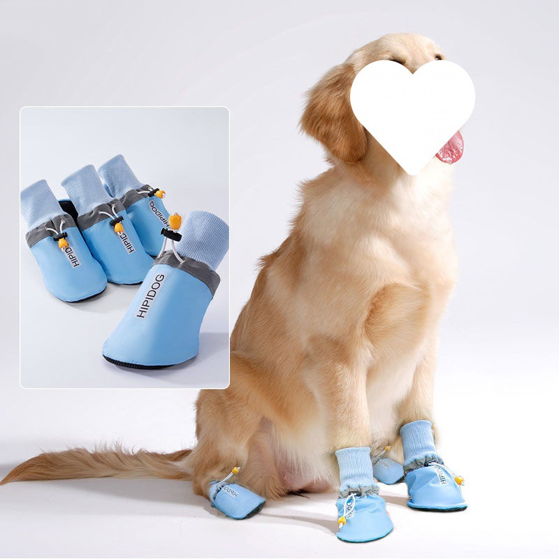 狗狗鞋子大狗狗鞋子软底夏季金毛脚套中型大型犬鞋套防脏不掉柯基