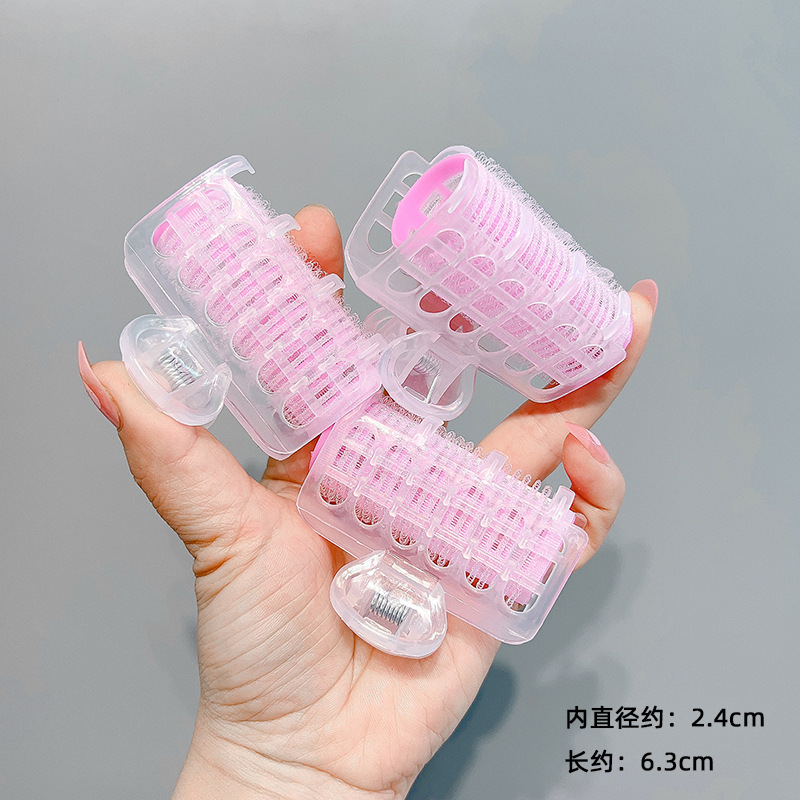 Air Eight-Shaped Fringe Curls Large Self-Adhesive Hair Root Fluffy Artifact Female Lazy Hollow Plastic Tape Clip