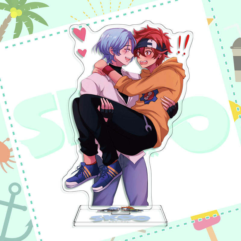 新款无限滑板周边大立牌 驰河兰加喜屋武历sk8同人周边亚克力摆件