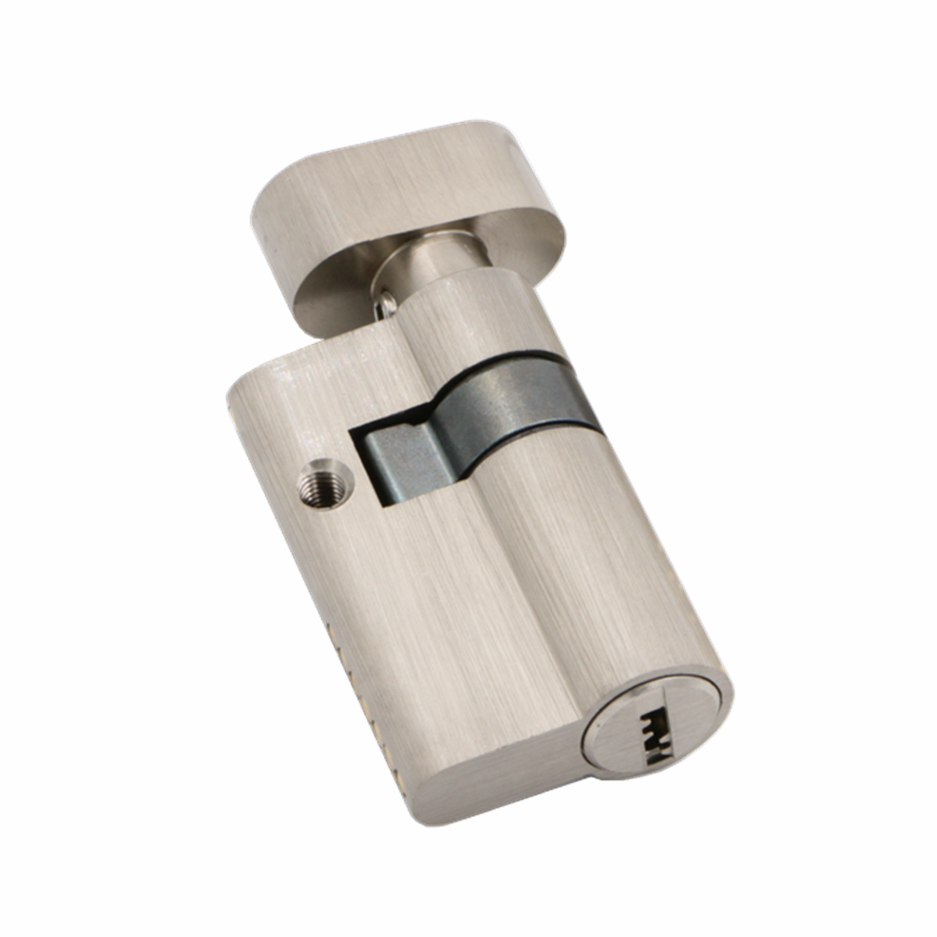 室内无框门锁胆玻璃夹锁心玻璃门地锁执手锁芯大505152mm偏芯包邮