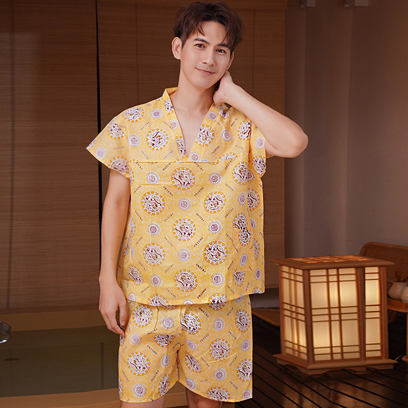 一次性汗蒸服男士桑拿服艾灸按摩足浴服酒店浴衣洗浴服理疗服批发