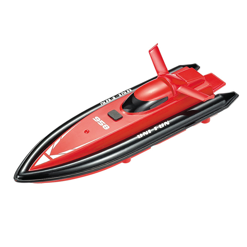 浴缸迷你型遥控快艇防水快速摇控小赛艇男孩充电动玩具4通遥控船