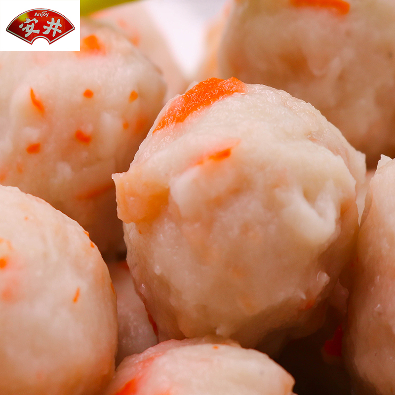 安井丸之尊龙虾味球1kg/包麻辣烫火锅食材日料寿喜锅关东煮串串香