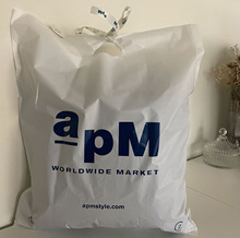 韩国东大门APM服装袋档口手拎塑料购物袋商场代购包装袋加厚现货