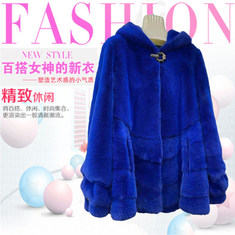 特价清仓2021新款进口貂天鹅绒中长款ab版带帽女水貂皮草-阿里巴巴