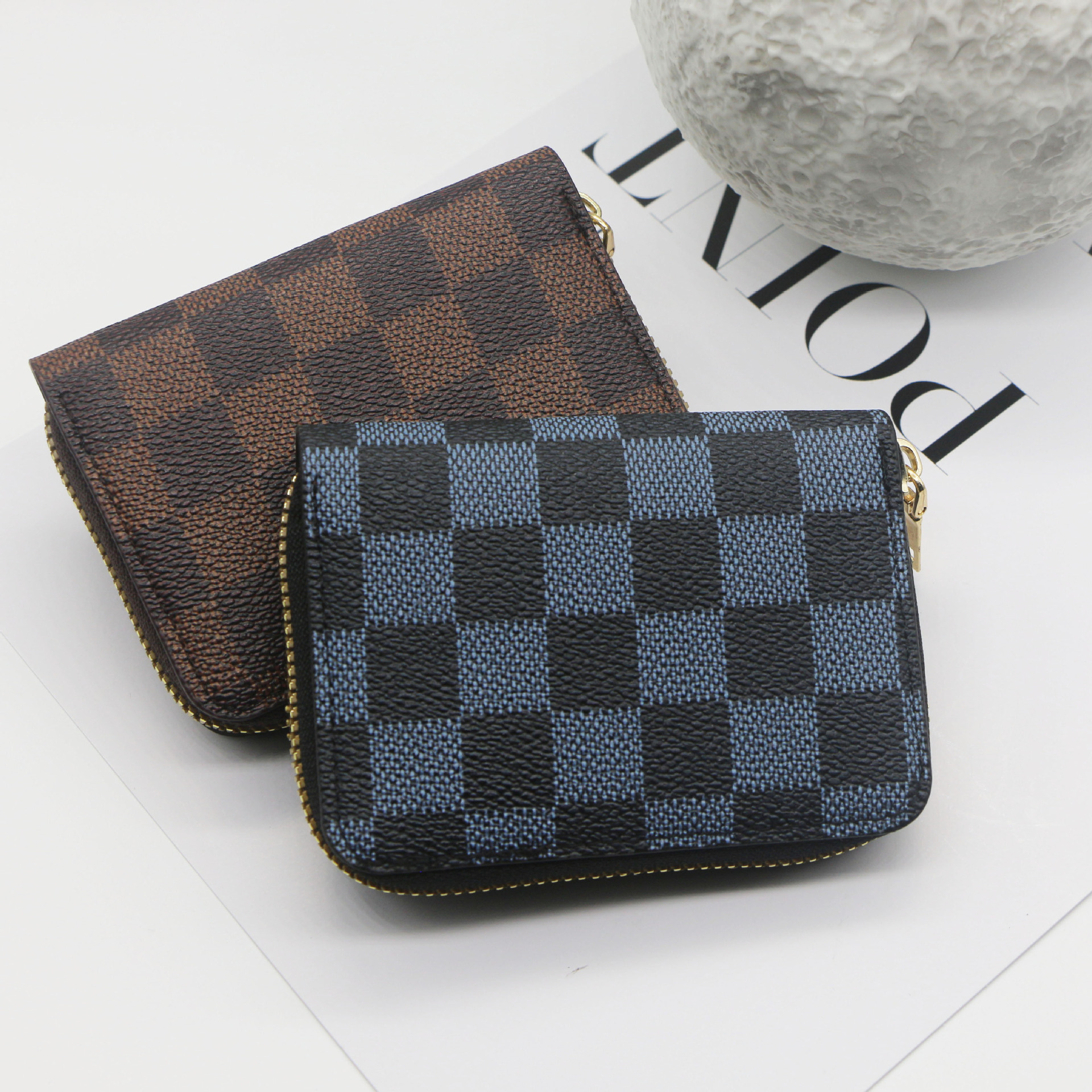 Fashion Organ Oil Edge Card Holder Multi-Card-Slot Card Holder Small Coin Purse Certificate Card Holder Card Bag Support Order