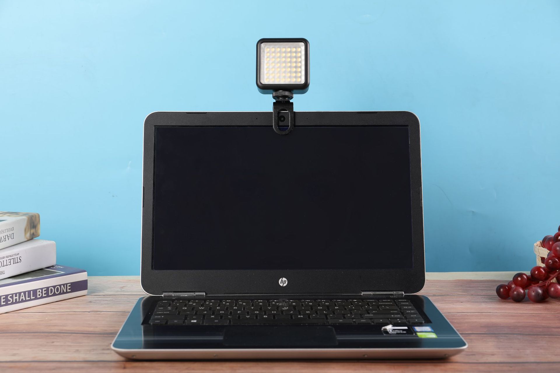 视频会议补光灯 笔记本台式电脑补光灯 u型夹云台补光 主播补光夹