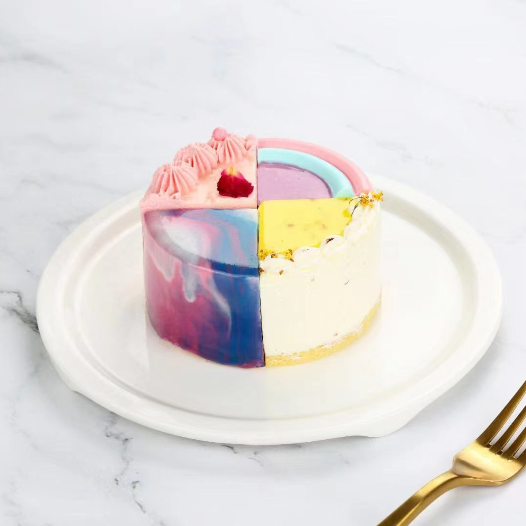 糕斯顿 4寸圆形 四拼重芝士慕斯蛋糕 4种口味 诚招全国代理