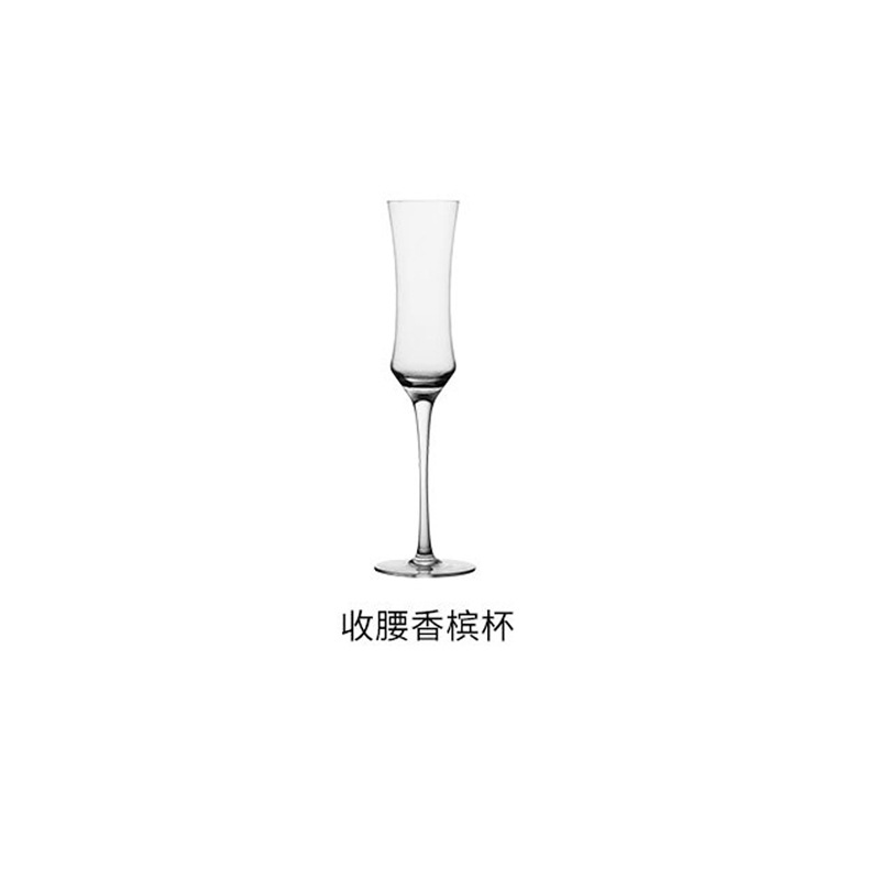 European-Style Champagne Glass Red Wine Glass Crystal Red Wine Glass Artificial Blown Wine Goblet Foreign Trade Export Spot Manufacturer