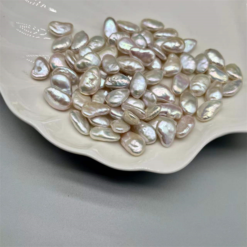 11*19mm淡水珍珠巴洛克不规则珍珠几何棱形珍珠裸珠批发可diy