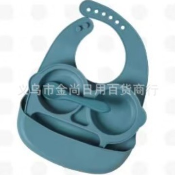 children‘s silicone super soft household bib baby special eating bib baby waterproof bib feeding bib