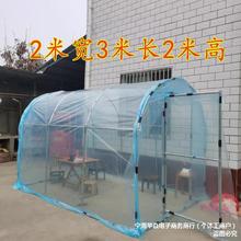 暖棚家用温室花房暖房保温棚骨架多肉保暖小花棚简易过冬楼顶塑料