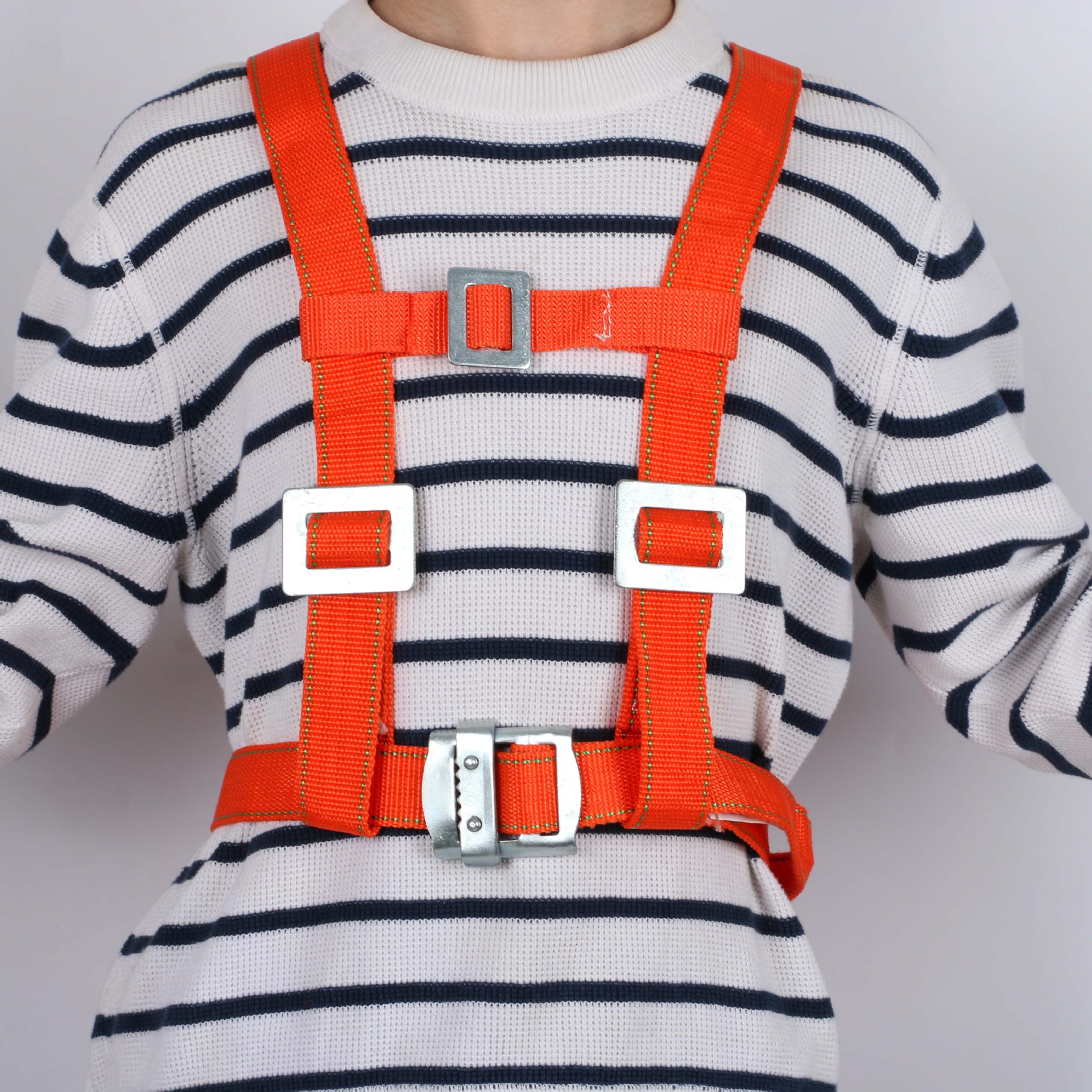 安全带高空作业坠落防护安全带双大钩丙纶材质五点式国标安全带