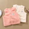 new pattern children Sherpa vest Autumn and winter thickening baby Cardigan keep warm Fleece Vest Domestic and foreign