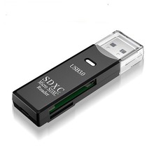 高品质USB3.0 SD TF/Micro SD读卡器 高速5GBPS手机闪存卡读写器
