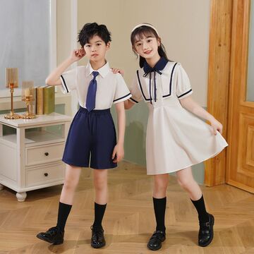 六一儿童节演出服中小学生诗歌朗诵表演服大合唱团班服海军风校服