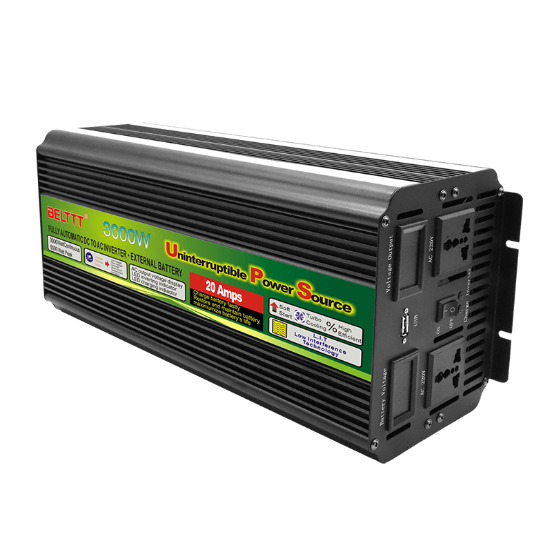 充电逆变器ups12v24v逆变充电一体机350w-10kw汽车电源转换器家用