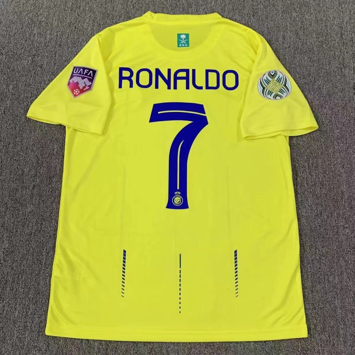 2324沙特联赛利雅得胜利球衣7号c罗主客场成人童装足球服套装 袜