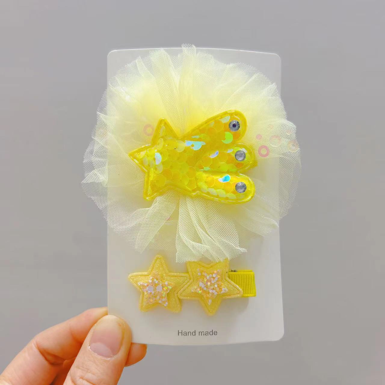 两件套可爱发夹发卡珍珠星空侧边夹女孩快乐星球碎发夹网红发饰品