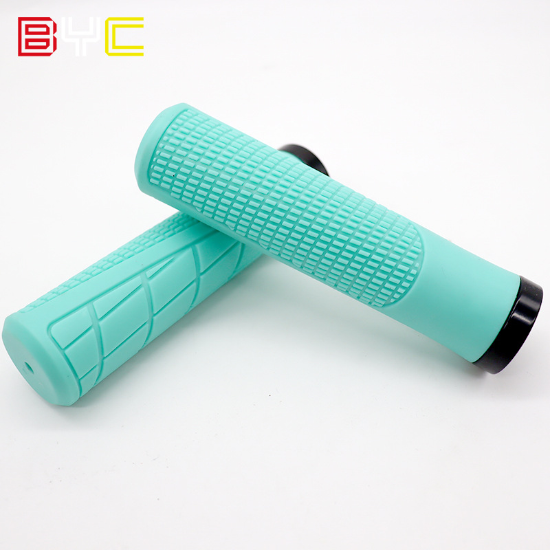 Rubber Color Bicycle Handle Grip Handlebar Cover Fixed Gear Bicycle Handlebar Cover Mountain Bike Grip Road Bike Soft Dead Fly Accessories