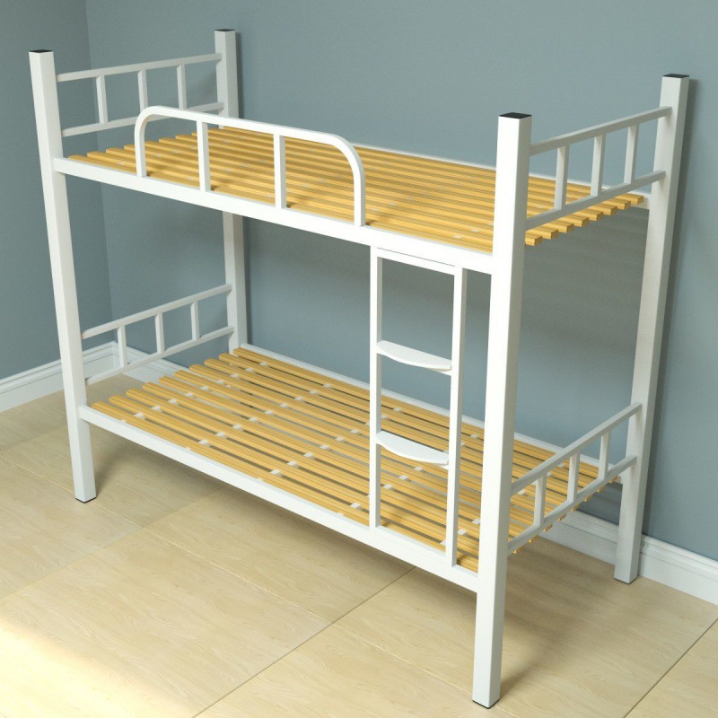 架子床铁艺上下铺铁学生员工宿舍高低单双人公寓双层工地厂家批发