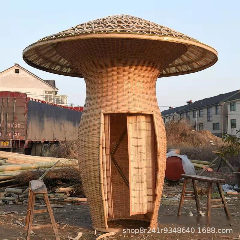 承建竹亭竹楼竹房子竹别墅竹长廊装竹建筑 中国美丽乡村样板工程