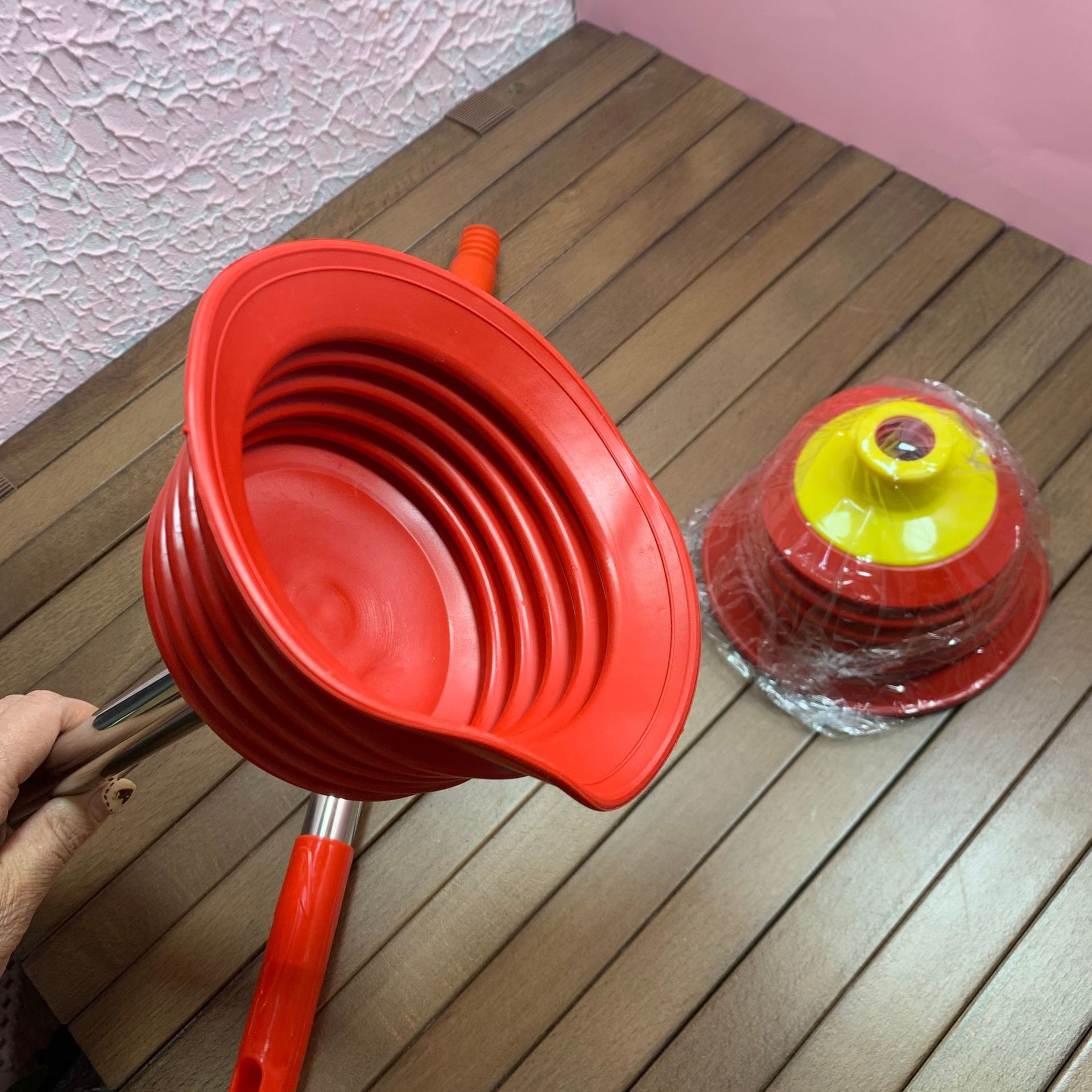 众鑫90047马桶疏通神器 皮搋子吸盘通厕所工具坐便器疏通堵塞皮吸