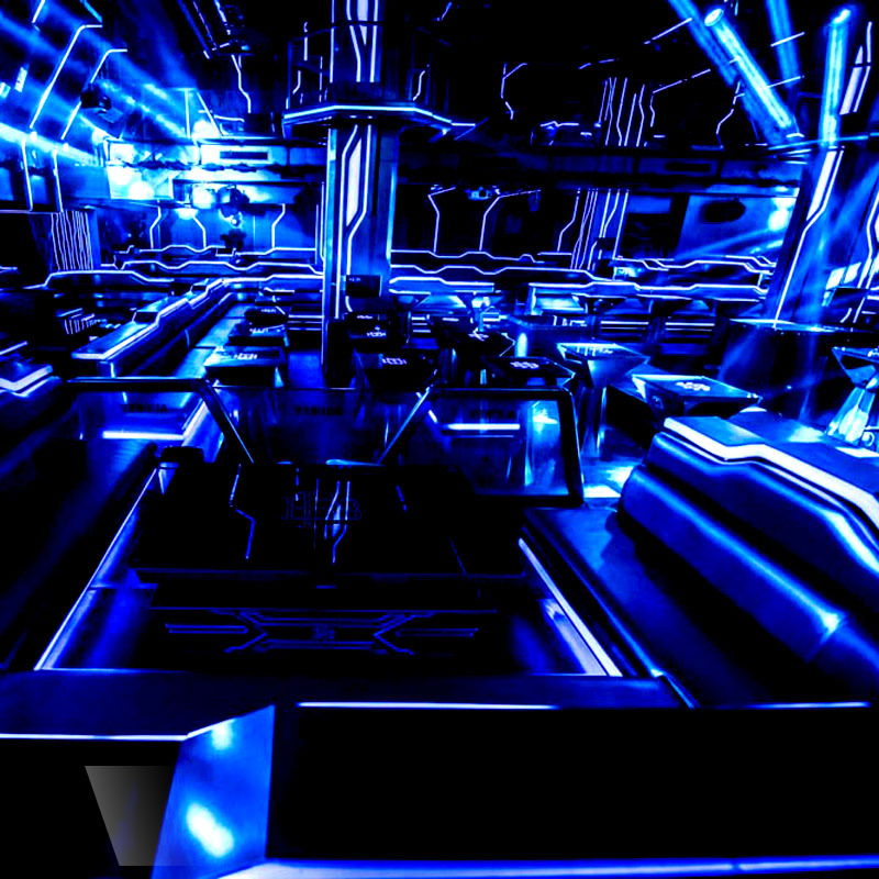 夜店酒吧清吧慢摇吧声控智能灯光音响灯带调音台摇头灯设计安装