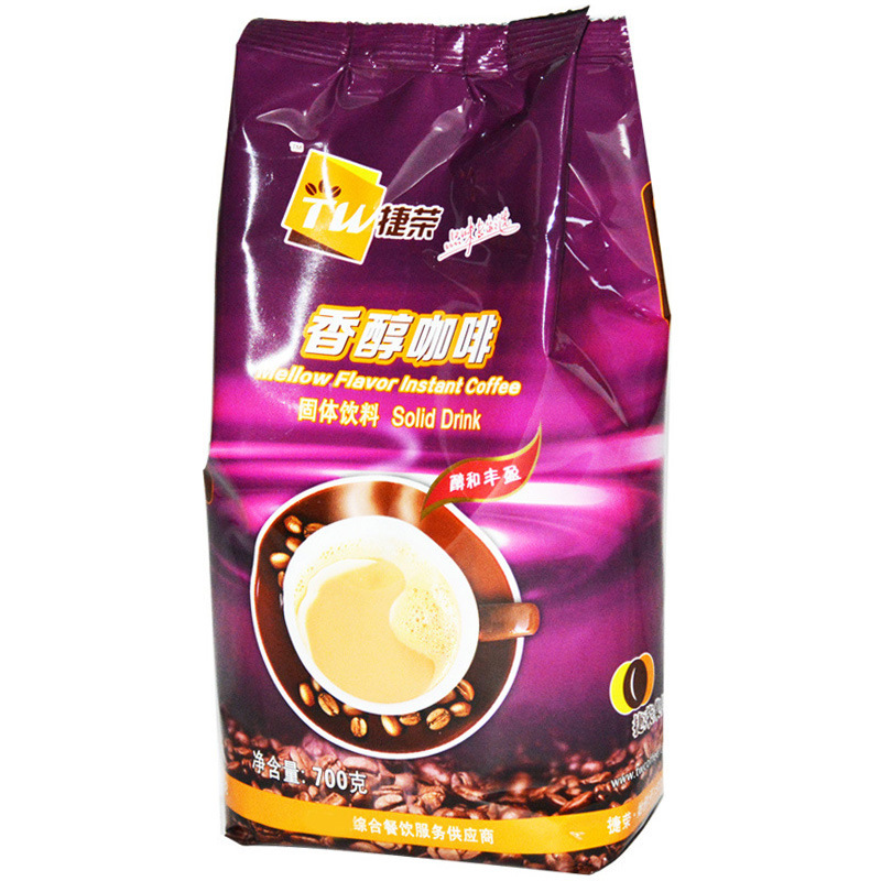 包运费 捷荣香醇咖啡粉速溶原味香醇咖啡粉700g咖啡速溶三合一