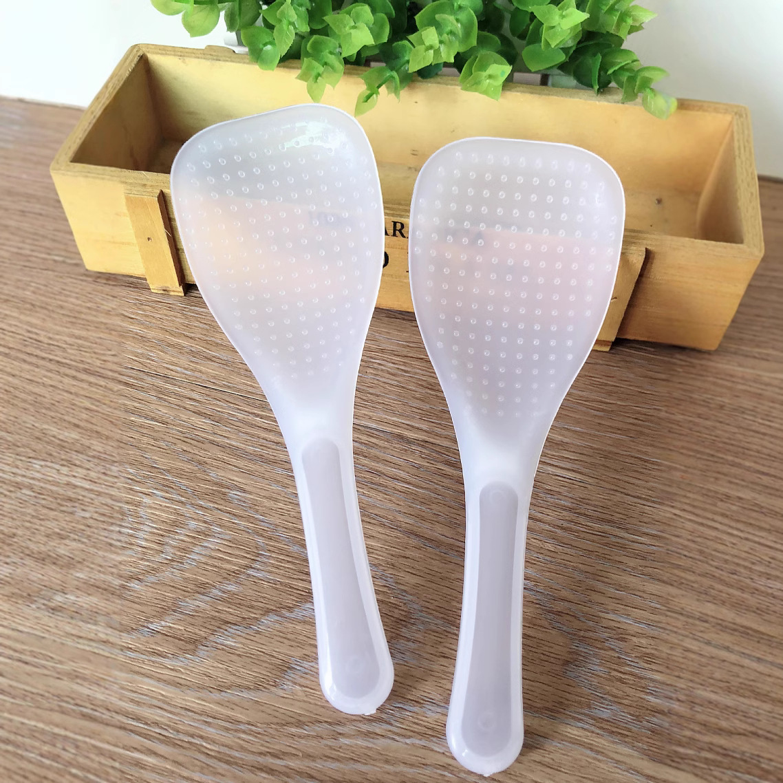 裸装透明饭勺 加厚透明饭勺 义乌小商品 一元两元店货源