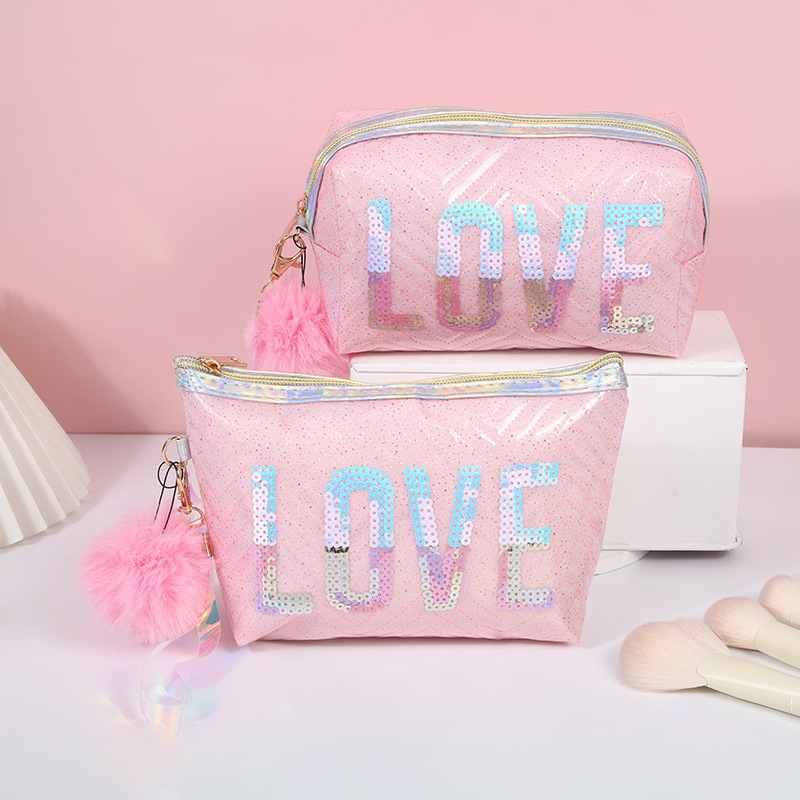 Customized Cosmetic Bag Sequined Embroidered Dinner Handbag Fashionable Casual Cosmetic Storage Handbag