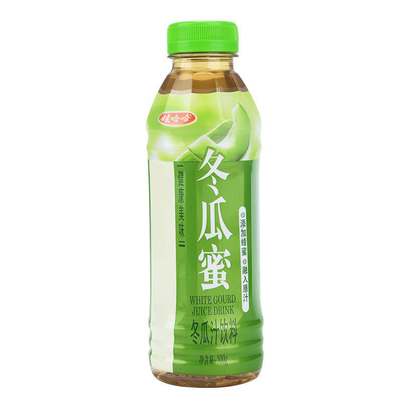冬瓜茶娃哈哈冬瓜蜜冬瓜汁饮料500g*9瓶添加蜂蜜果味果汁味饮品
