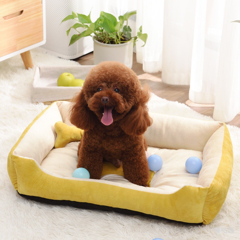 Free Shipping Kennel Dog Mat Dog Bed Large Medium and Small Winter Thermal Pet Supplies High-Profile Figure Four Seasons Universal