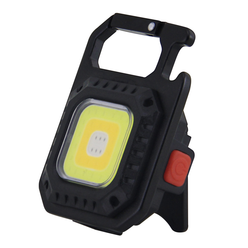 Mini Keychain Light Cob Portable Work Light Outdoor Multifunctional Emergency Flashlight Camping Light