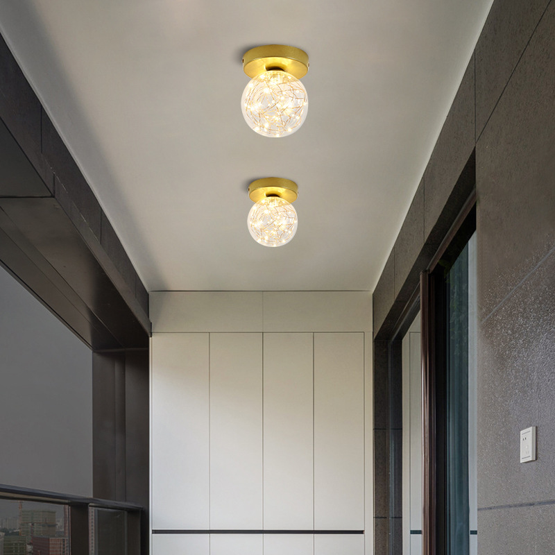 满天星床头小吊灯阳台过道玄关吸顶灯氛围灯浪漫温馨ins现代简约