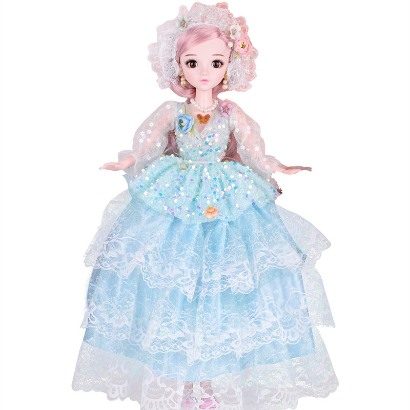 60cm Large Doll Gift Box Dress up Wedding Princess European and American Style Big Dress Girls Playing House Toy Gift