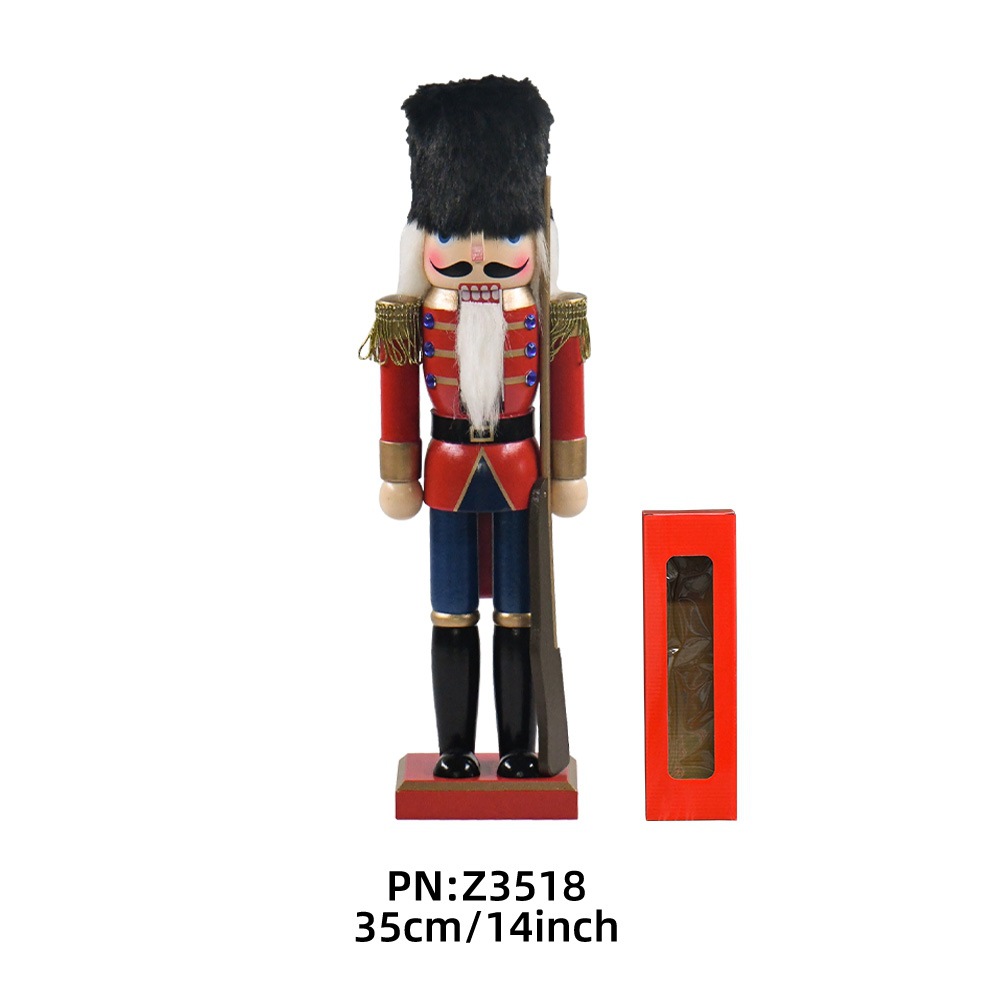 Puppet Soldier New Nutcracker Puppet Soldier Christmas Decoration European Creative Home Crafts Ornaments