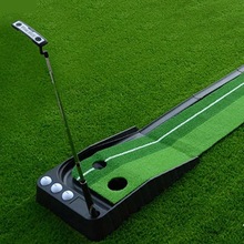 室内高尔夫挥杆练习器模拟器练习场练习垫推杆练习毯推杆垫果岭